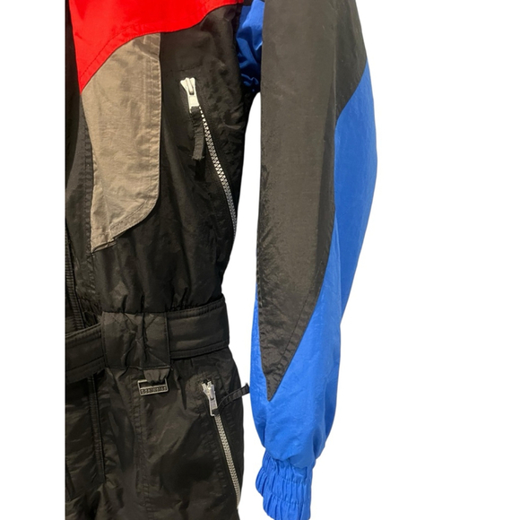 Vintage 90's Edelweiss Men's Ski Snowsuit Bib Size Small Jumpsuit Snow One Piece - Picture 3 of 13